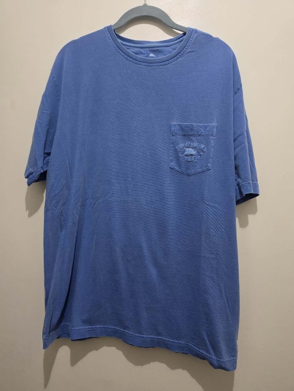 Tommy Bahama Blue Short-Sleeve Pocket Tee